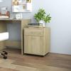 VidaXL Cabinet On Castors Sonoma Oak 45x38x54 Cm Chipboard