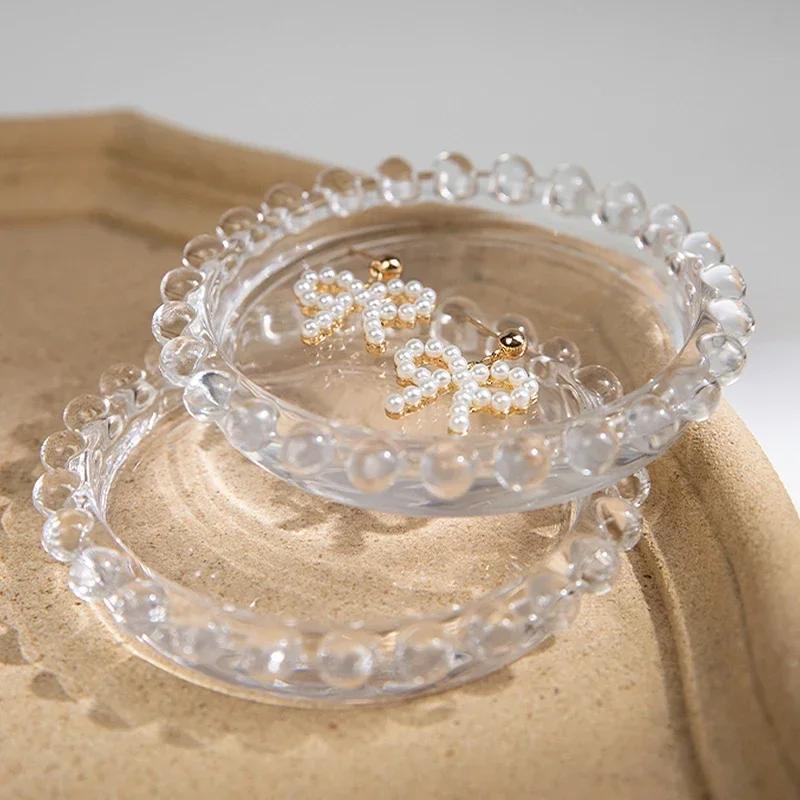 Jewelry Storage Trays Shell Plate Storage Trays Pure White Ceramic Teaware Tray Fruit Sweet Display Cake Dessert Dish Design