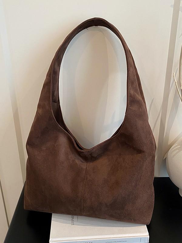 2025 Retro Woolen Women's Large Capacity Shoulder Tote Bag