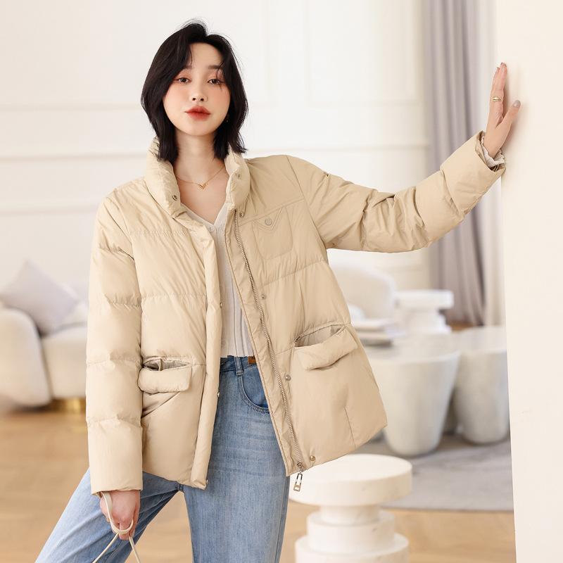 Short down jacket women's 2024 new winter women's clothing loose casual 90 down duck down jacket