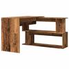 VidaXL Corner Desk Old Wood 200.5x50x76 Cm Engineered Wood, Desk, Writing Desk, Computer Desk, Desk of 855956