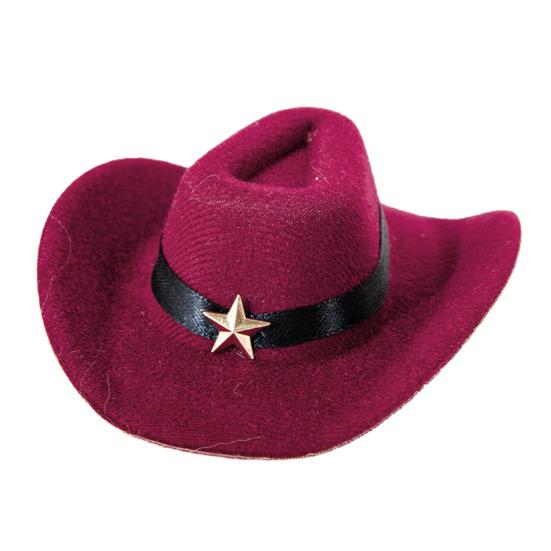 Cowboy Hat for Small Dogs And Cats Western Style Pet S красный