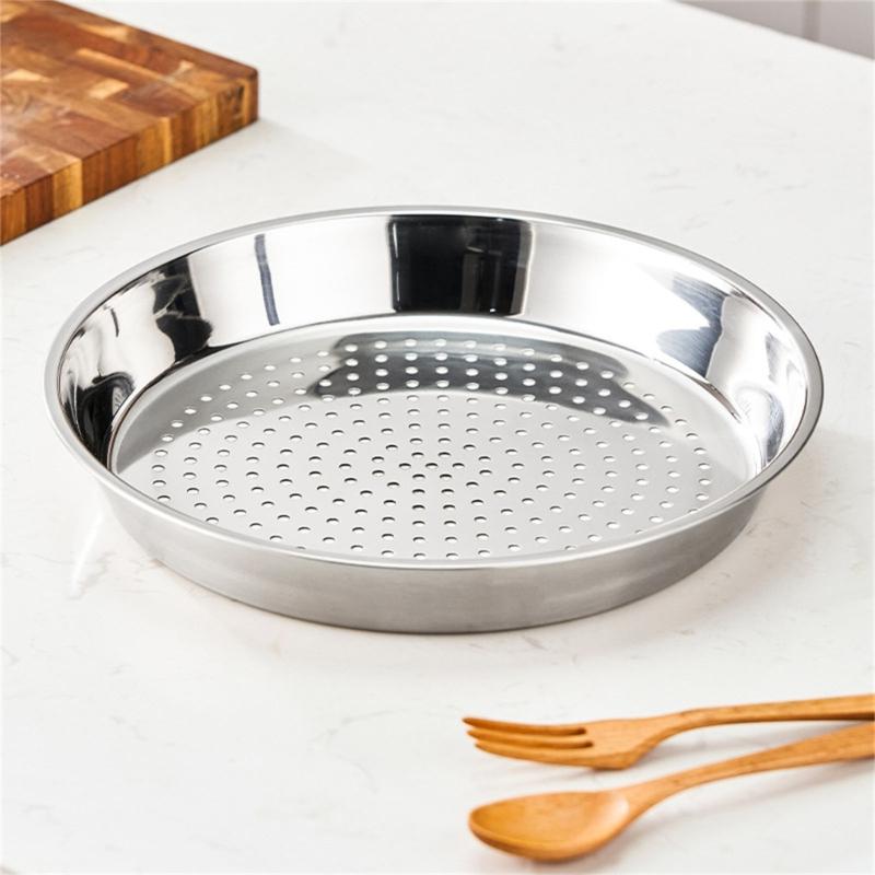 Durable 304 Nonrust Steel Steaming Rack for Uniform Heat and Quick Cleaning Suitable for Various Kitchen Appliances