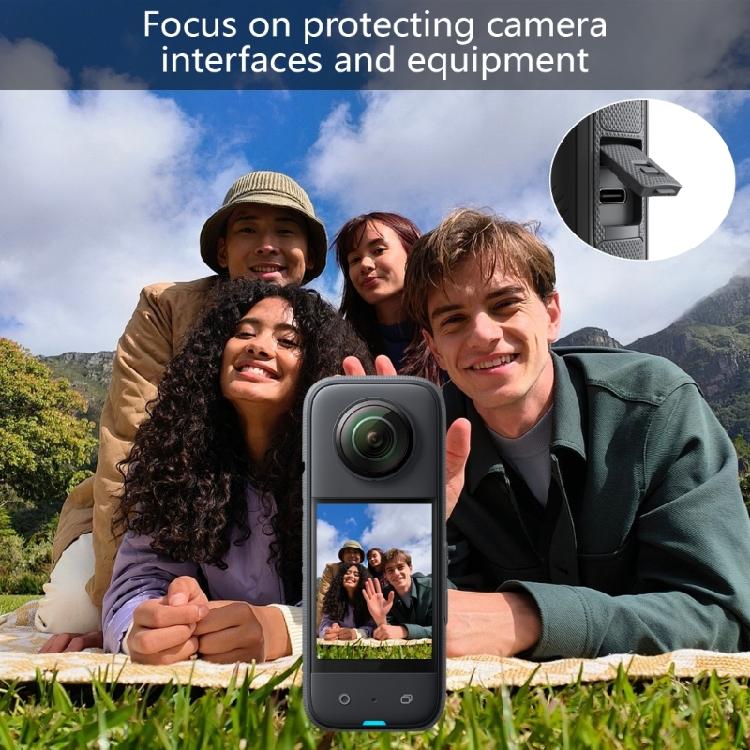 Camera USB Cover for 360 X4 Dustproof Moistureproof USB Charging Replacement Protective Port Cover Action Camera