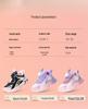 Bobodou Girls' Winter Cotton Shoes - Velvet-Lined Waterproof Running Sneakers