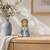 Lebendige Mädchenstatue Niedliche Harzfiguren, Mini Betende Sammlerfigur, Kleine Ornamente für Haus Büro Schreibtisch Dekoration Schlafzimmer Dekoration