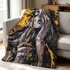 Broken Idol Flannel Blanket Warm Soft Halloween Christmas Couch Warm Cozy Decorative Decor Gift for All Season