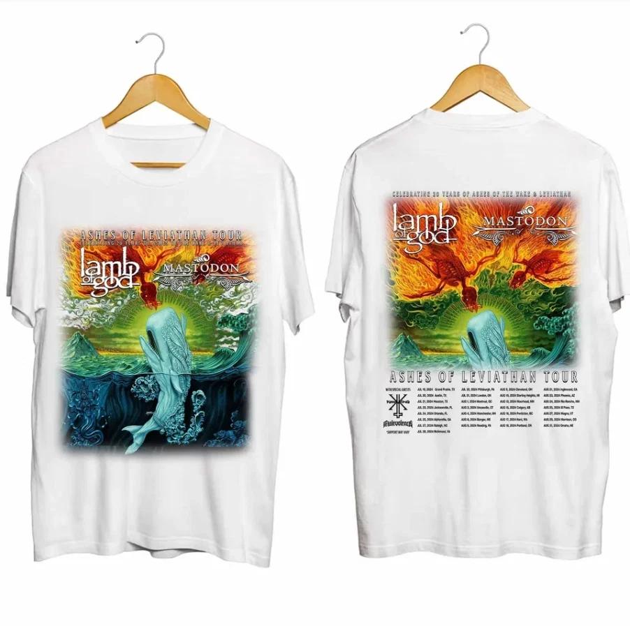 Lamb of God & Mastodon Ashes of Leviathan Tour T-shirt – Heavy Metal Band Tee 3XL