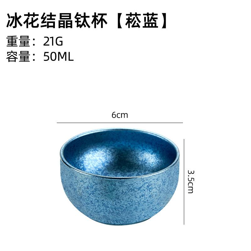 Pure Titanium Tea Kettle Outdoor Boiling Kettle Camping Portable Double Layer Tea Set with Storage Bag