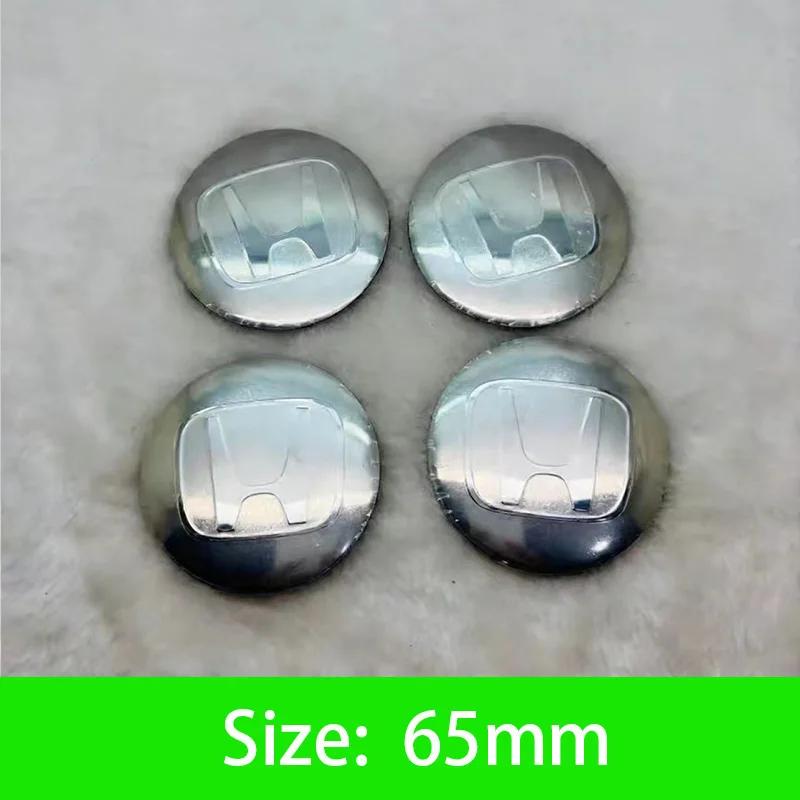 45-65mm Car Wheel Center Hub Cap Emblem Sticker Accessories For Honda Civic FIT Accord Prelude CRV 5Th City XRV CRV HRV Odyssey