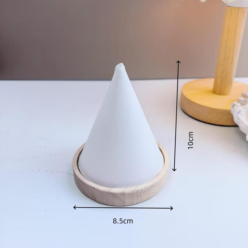 Velvet Cone Bracelet & Ring Display Stand