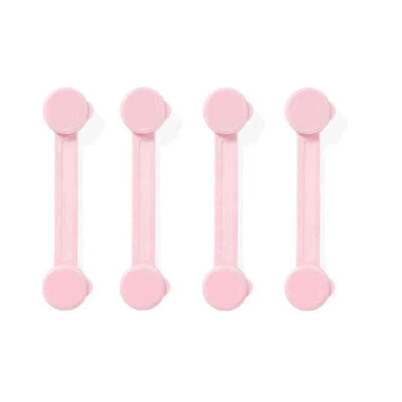4/6Pcs/Lot Child Lock Protection Of Children Baby Drawer Anti-opening Cabinet Door Refrigerator Anti-pinch Safety Lock Buckle
