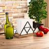Modern Triangle Desktop Tissue Holder - Stylish Standing Napkin Dispenser for Cafe, Restaurant and Home Dining Tables