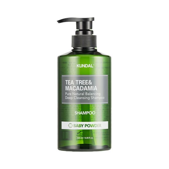 KUNDAL Tea Tree & Macadamia Deep Cleansing Shampoo for Oily Hair 500ml (Choose 1 of 4)