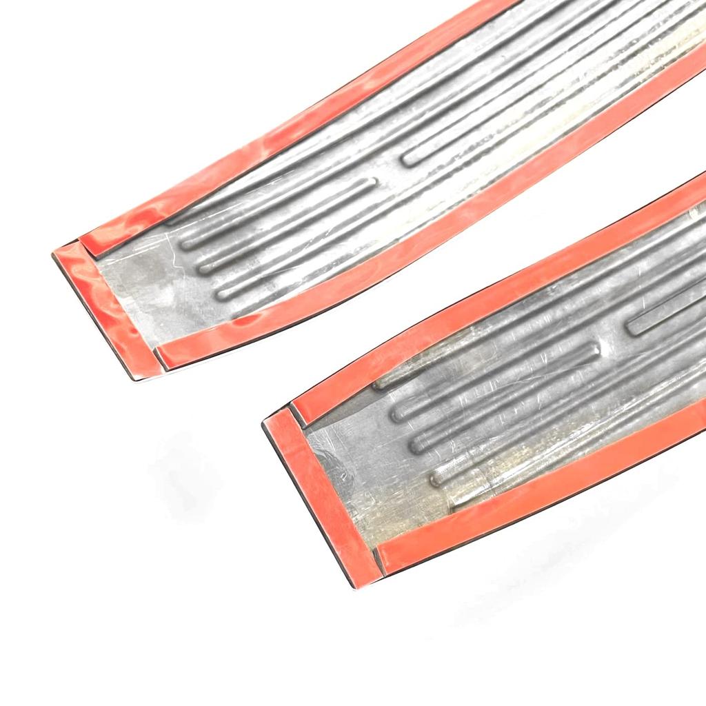 CGP Front Wing Protector Fender Stainless Steel for Early and Late Model Hijet Trucks Scuff Plates of Cover, 2-Piece Silver, (S500P, S510P),