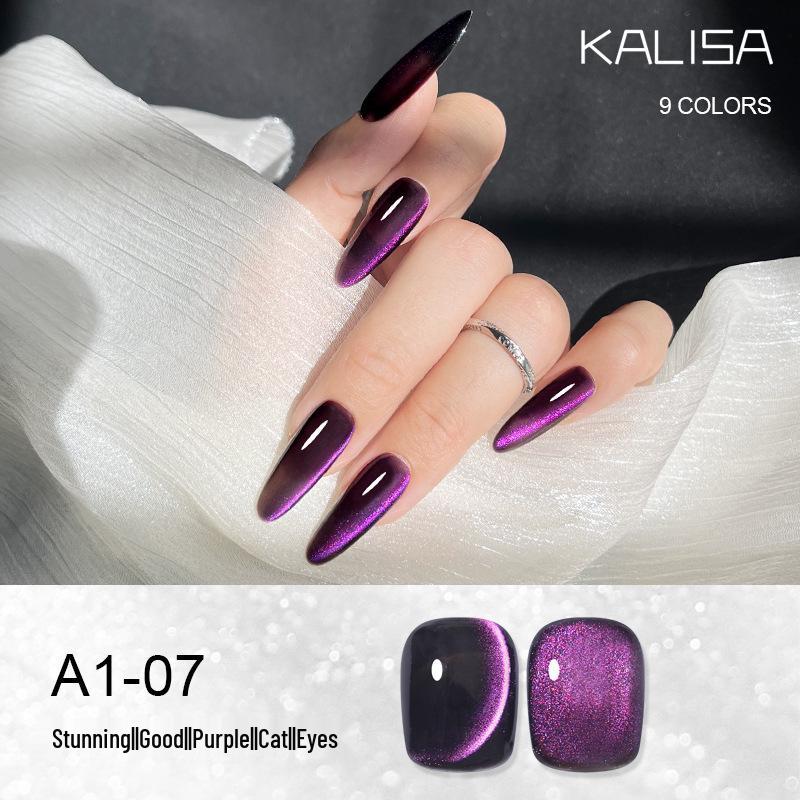 2026 Trendy Purple Cat Eye Nail Gel - Illuminating & Whitening Phototherapy Art