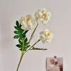 1 Heads Silk Artificial Peony Bouquet Flowers Decoration Wedding Home Table Large Fake Flowers Valentines Day Supplies