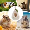 Hamster Hanging Bag Bed Winter Warm Hamster Sleeping Bag Pear Shape Warm Habitat Cozy Cage Accessories  for Wellness Comfort