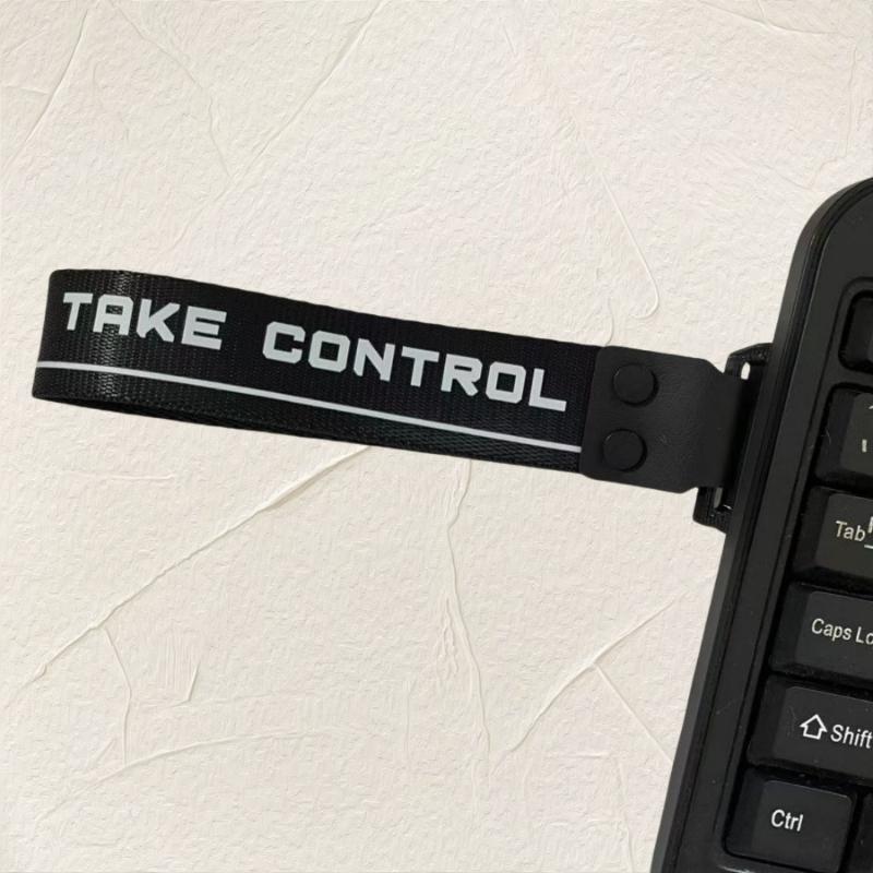 Keyboard Ribbon Mechanical Keyboard Strap Magnetic Axis Keyboard Strap Wooting Atk68 Drunkdeer Looting Decor black