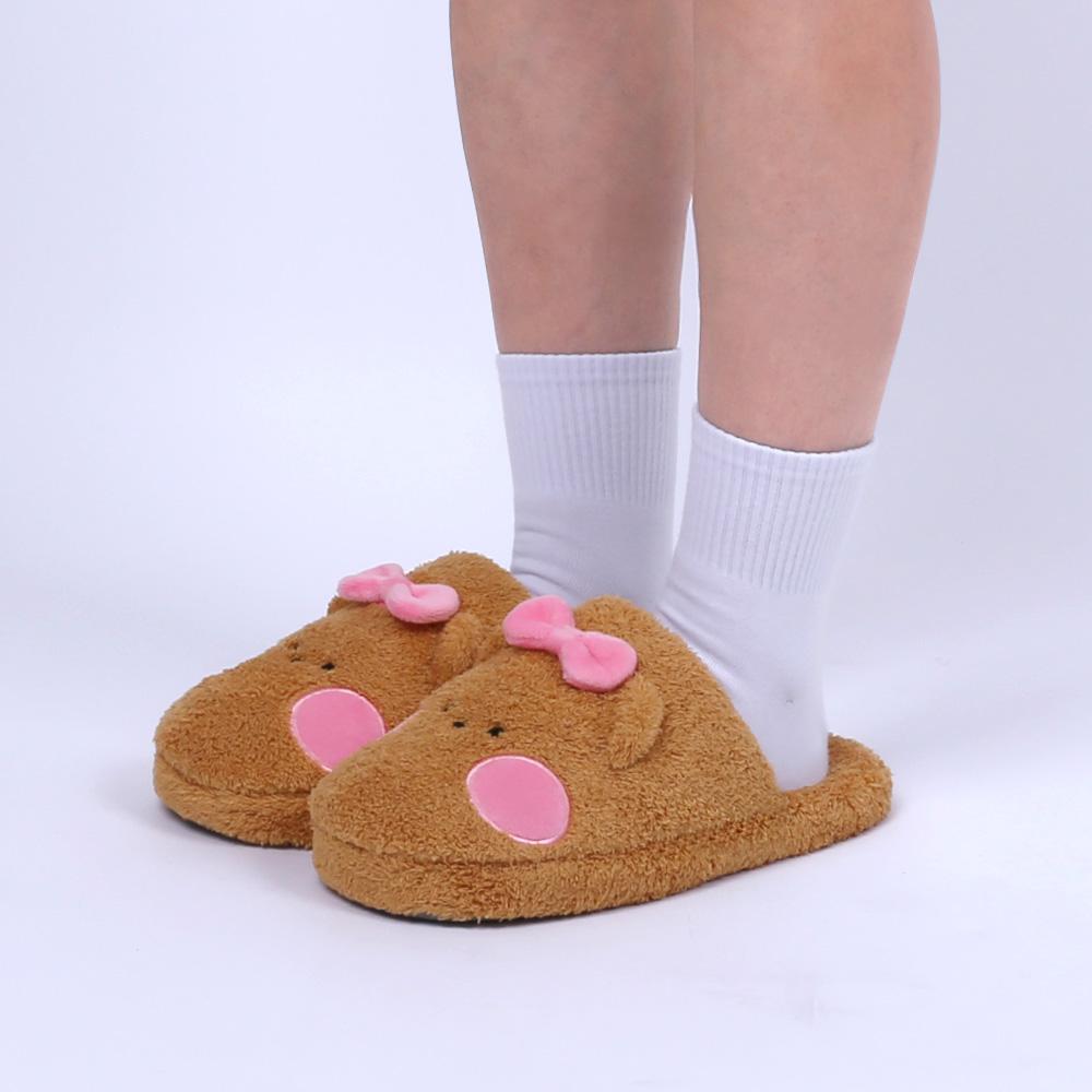 LINE FRIENDS Fluffy Room Shoes (Chonini)