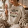 Just One More Chapter Shirt, Cozy Reading Tee, Book Lover Gift, Bibliophile Apparel