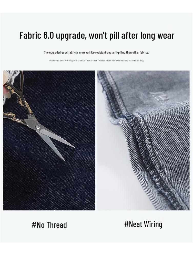 Women's Spring/Summer Lace Trim Slimming Stretch Denim Shorts - Leg-Lengthening