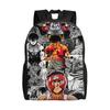 Hajime No Ippo Kamogawas Backpack Unisex  Lightweight Backpacks Polyester Kawaii High School Bags Travel Design Rucksack