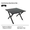 Outdoor Camping Aluminum Alloy Roll-Up Folding Table