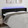 VidaXL LED Headboard Bedroom Furniture Double Bed Accessory Head of Bed Frame Interior Black 3123198