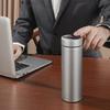High-End Pure Titanium Thermos Cup - Large Capacity Tea & Water Separator for Business Gifts