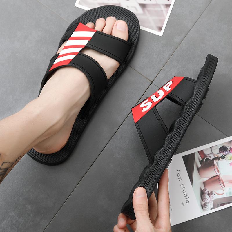 Extra Large Size 49 Slippers Men's Summer Outer Wear Trendy Men's Thick Bottom Non-slip Outdoor Internet Celebrities Step On Shit Cool Slippers Men