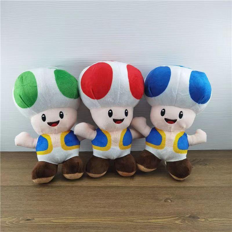 *Super Mario Bros Plush Classical Mario Luigi Cute Cartoon Stuffed Toy Soft Doll Xmas Gift