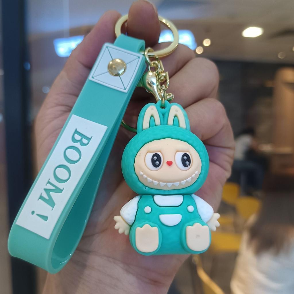 Buck Tooth Sheep Keychain Cute Cartoon Doll Schoolbag Pendant Car Key Chain Gift