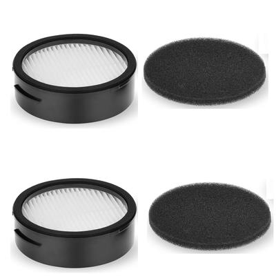 CFTS72 Iris Ohyama Vacuum Cleaner Filter Set of 2 Exhaust Filters and 2 Sponge for and Cyclone Stick Vacuum Replacement Parts (2 Filters) SCD-120P,