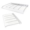 Rain Awning for Balcony Sun Room Front Door Waterproof Windproof Shade Roof Cover Awnings Outdoor Awning
