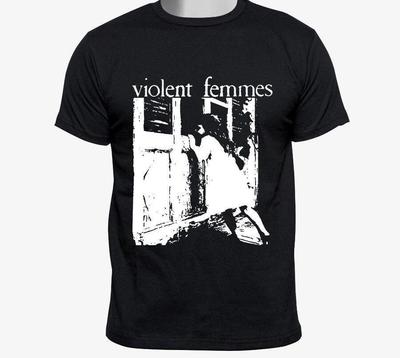 Vintage Violent Femmes Band Schweres Baumwoll-Schwarz S-4XL Unisex-Shirt CM223 Unisex-T-Shirt