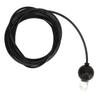 Black Pulley Cable Fitness Pulley System Cable Heavy Duty Steel Wire Rope for Gym Home Exercise 4m