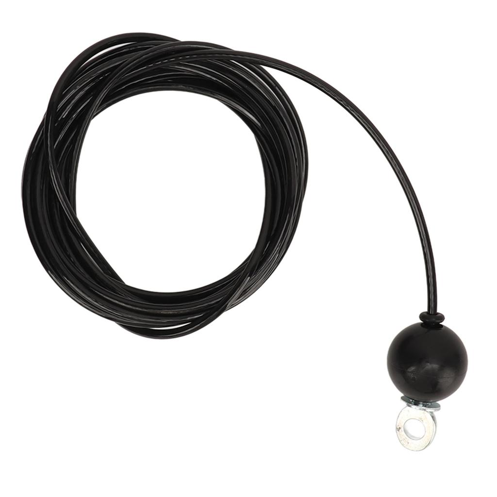 Black Pulley Cable Fitness Pulley System Cable Heavy Duty Steel Wire Rope for Gym Home Exercise 4m