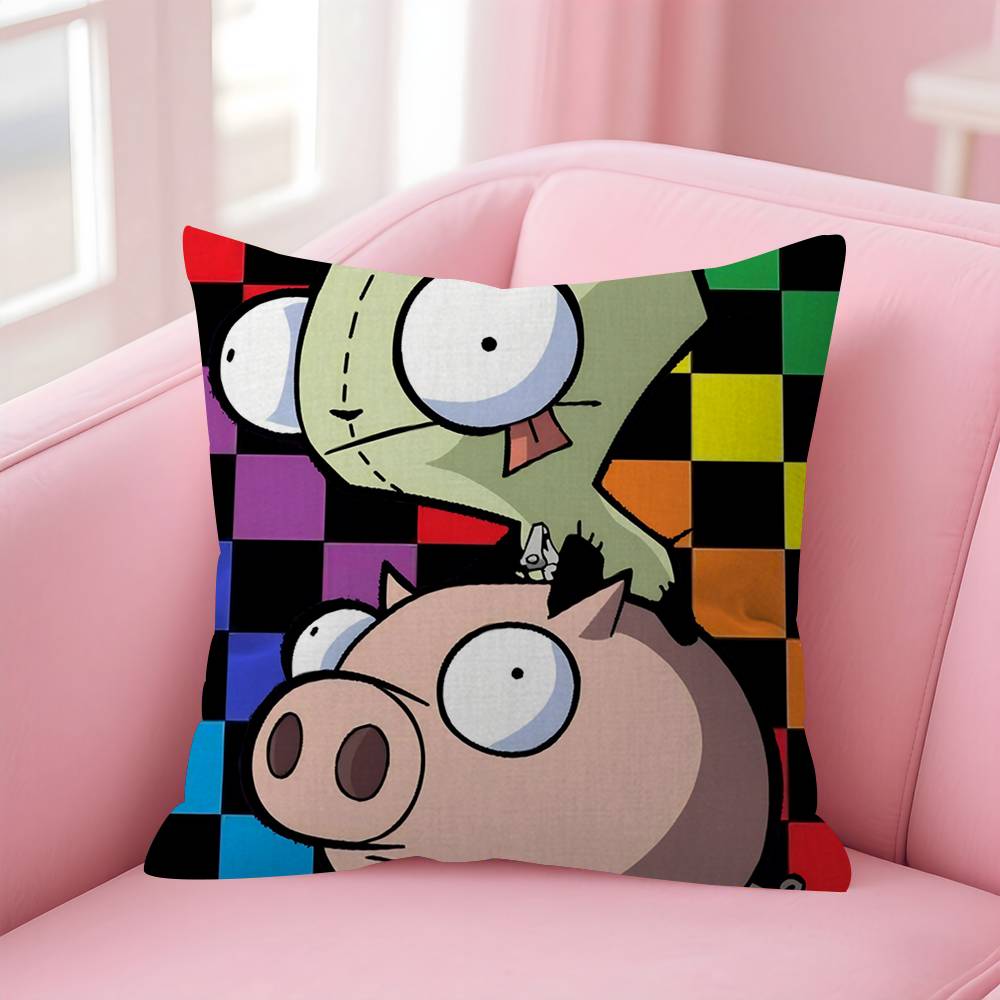 IInvaderS ZZim Pillowcases Home Bedding Decorative Pillow Cover Wedding Super Soft Pillow Case