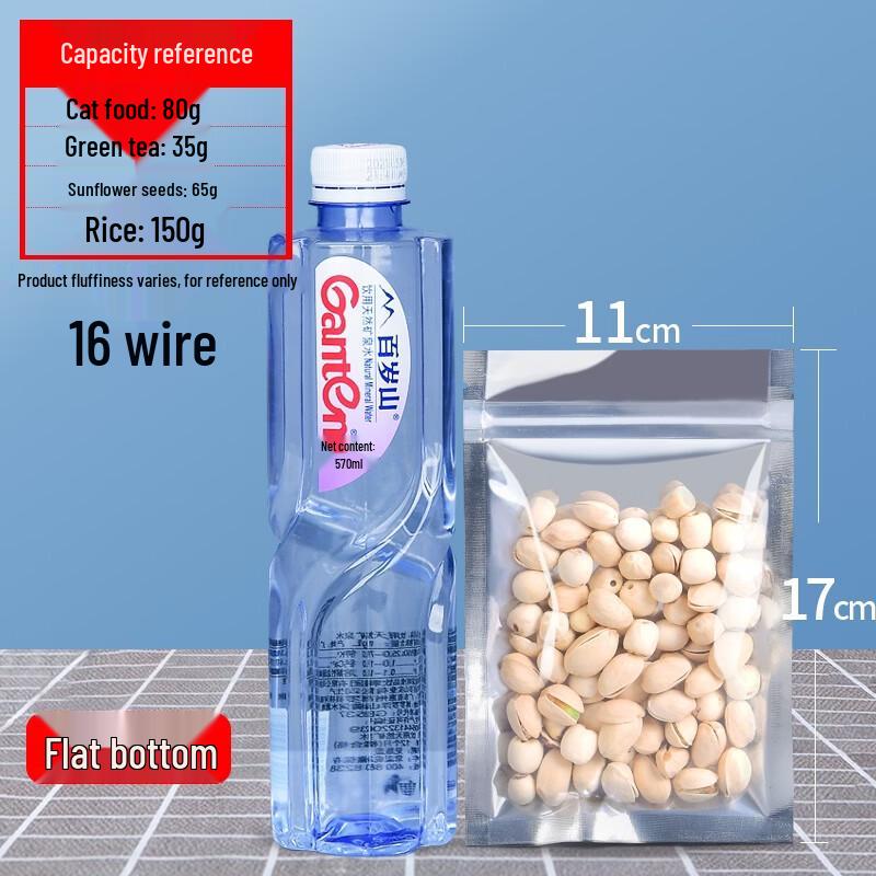 

Qianxing Flat Bottom Self-Sealing Semi-Transparent Foil Pouch