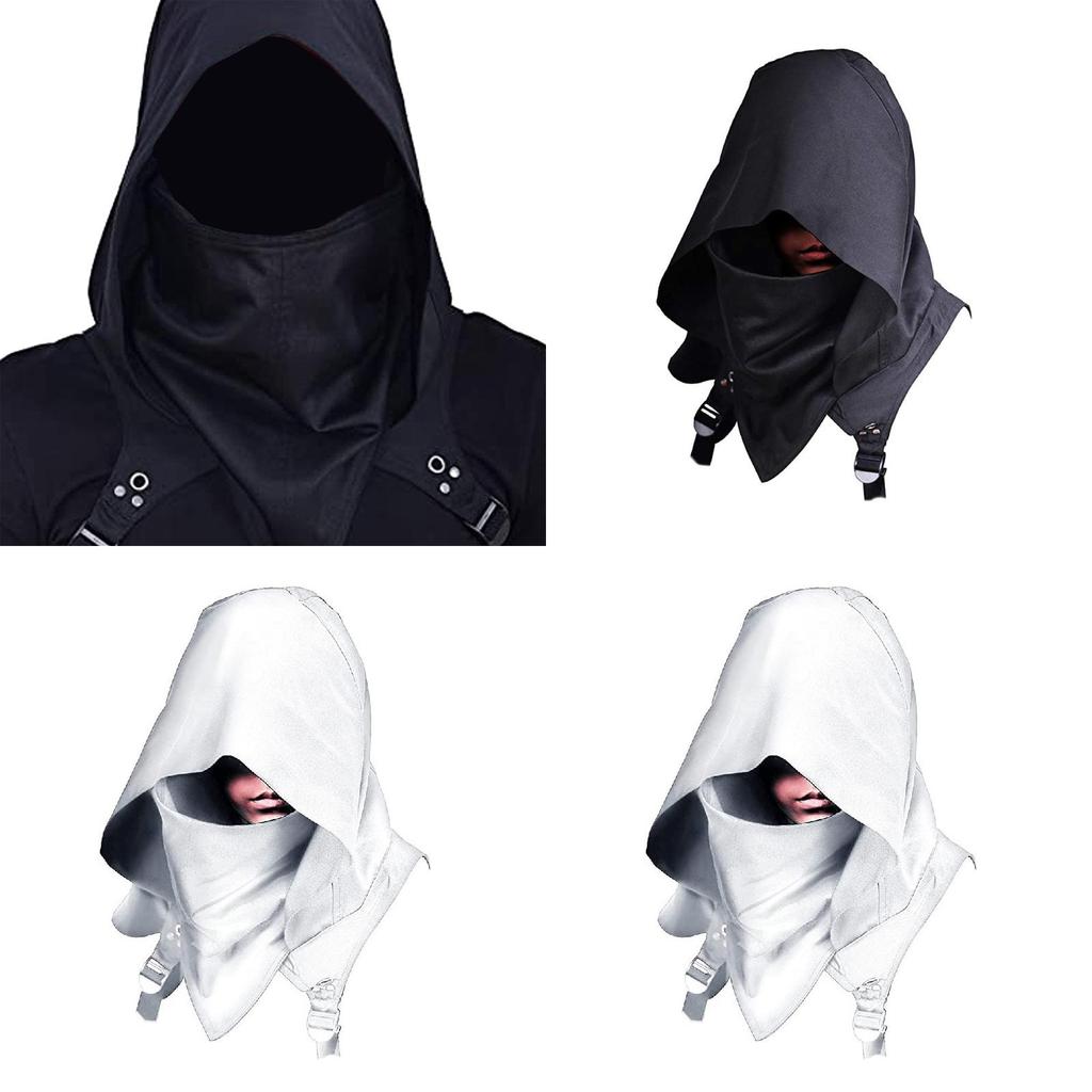 Stylish Unisex Medieval Assassin Inspired Hooded Cloak For Game Character Cosplay