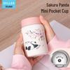 Dileber Sakura Panda Mini Isolerad Termosflaska