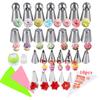Leaf Torch Russian Tulip Icing Piping Nozzles Cream Tips Stainless Steel Pastry Nozzles Confectionery Tool Baking Pastry Bag
