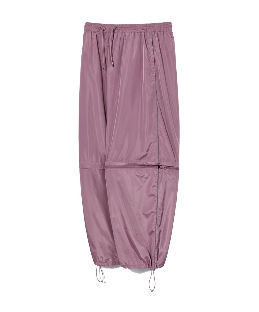 PHYSICAL DEPARTMENT 2-Way Piping Detachable Track Pants Pink