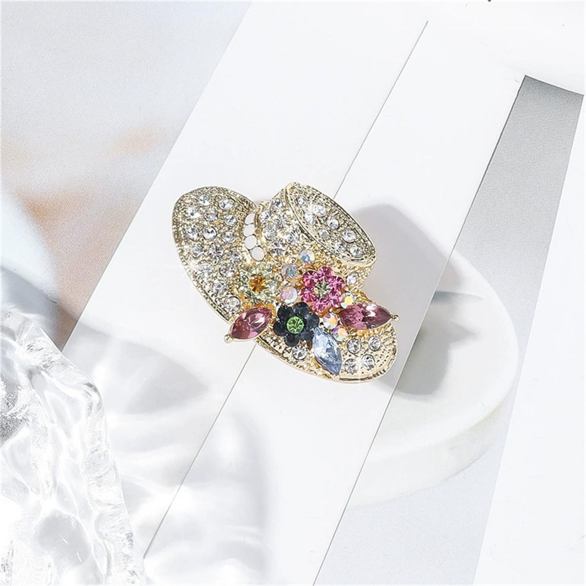 

1Pc Cute and Unique Hat Brooch Creative Personality Pin Gorgeous Luxury Jewelry Accessories Party Birthday Festival Gift Trend