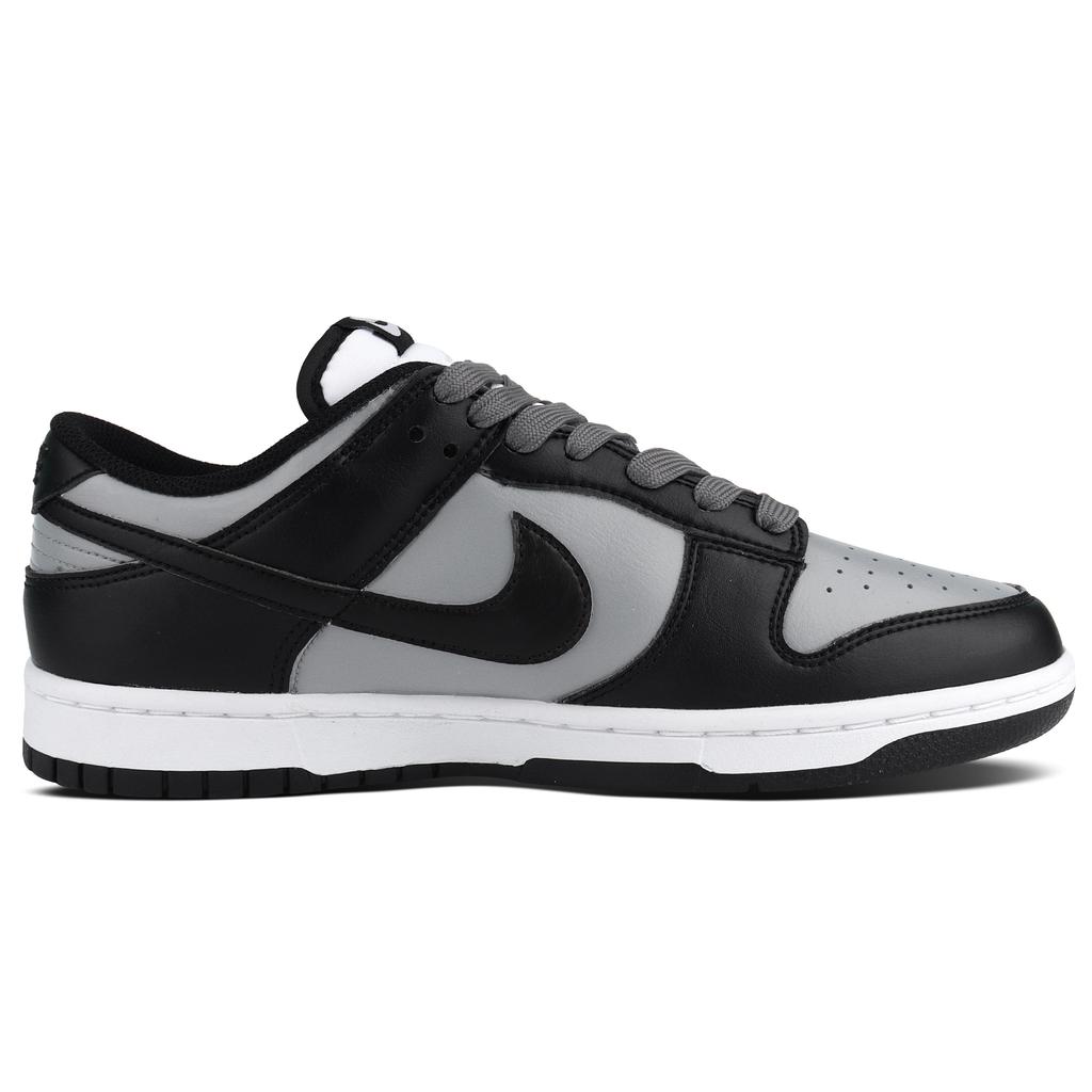 Nike Dunk Abrasion Resistant Abrasion Resistant Low top Skateboard Shoes Unisex Black White Gray DD1391-100(Team644-)