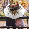 Rooster pattern, automatic folding umbrella, portable and foldable design, 8 ribs, a Christmas or birthday gift.