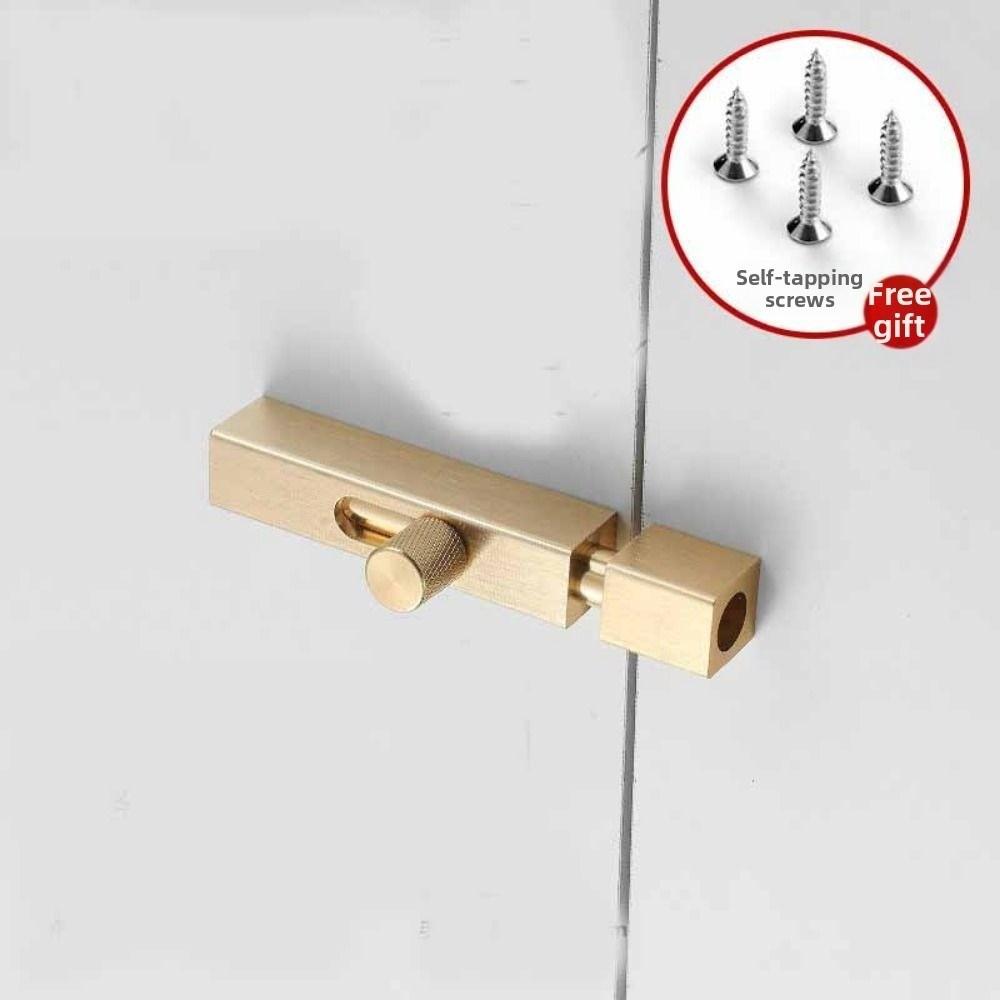 Aluminum Zinc Zinc Alloy Door Buckle Hasp Anti-theft Door Lock Buckle Protable Door Bolts Catch Lock  Cabinet
