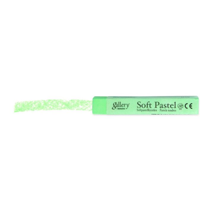 MUNGYO Pastel sec tendre Carré 6 x Fluorescent green