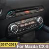 For Mazda CX-5 CX5 2017 2018    Accessories Car Middle CD Console Dashboard Trim Sticker Frame Cover Interior